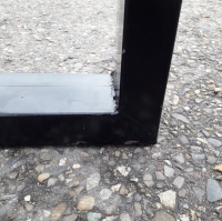 U-poot 40/80 - zwart gecoat