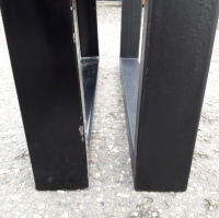 U-poot 40/80 - zwart gecoat