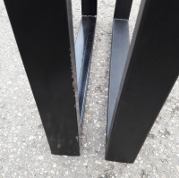 U-poot 40/80 - zwart gecoat